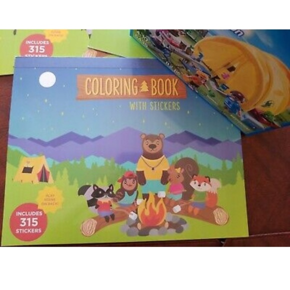 LAST 1 Playmobil Family Camping Trip Coloring Book - Picture 6 of 6